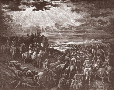 Gustave Dorè: Giosuè fa fermare il sole